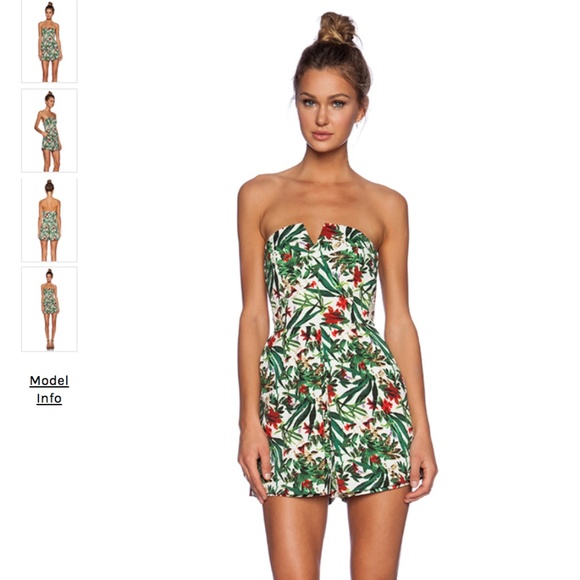 NWT Wilde Heart Tropicana Romper Size XS - Picture 6 of 6